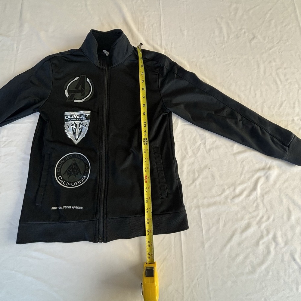 Marvel Avengers‎ Quinjet Flight Crew Disney Zip-Up Track Jacket - Picture 10 of 10